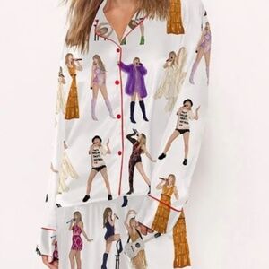 Taylor Swift The Eras Tour satin pajamas